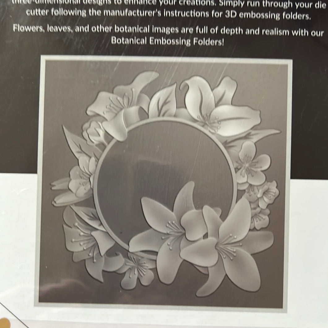 Delightful frame  embossing folder by Altenew