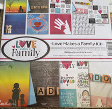 Load image into Gallery viewer, Love makes a family paper by reminisce