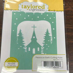Peace on earth die by Taylored expressions