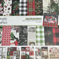 Simple vintage Christmas lodge paper by simple stories