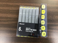 Load image into Gallery viewer, Rite-Art 6 pack of alcohol markers Yellow