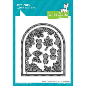 secret garden window die set by Lawn Fawn