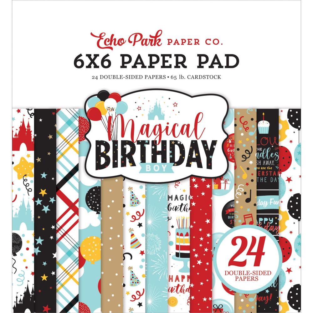 Magical Birthday boy  6  x 6 paper pack by echo park