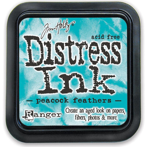 Peacock feathers distress  ink pad  by ranger