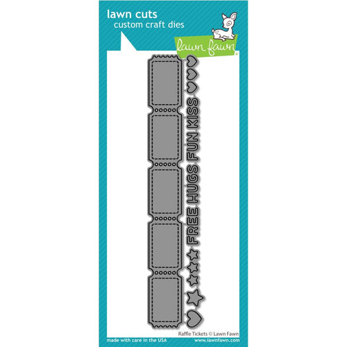 raffle tickets die set by Lawn Fawn