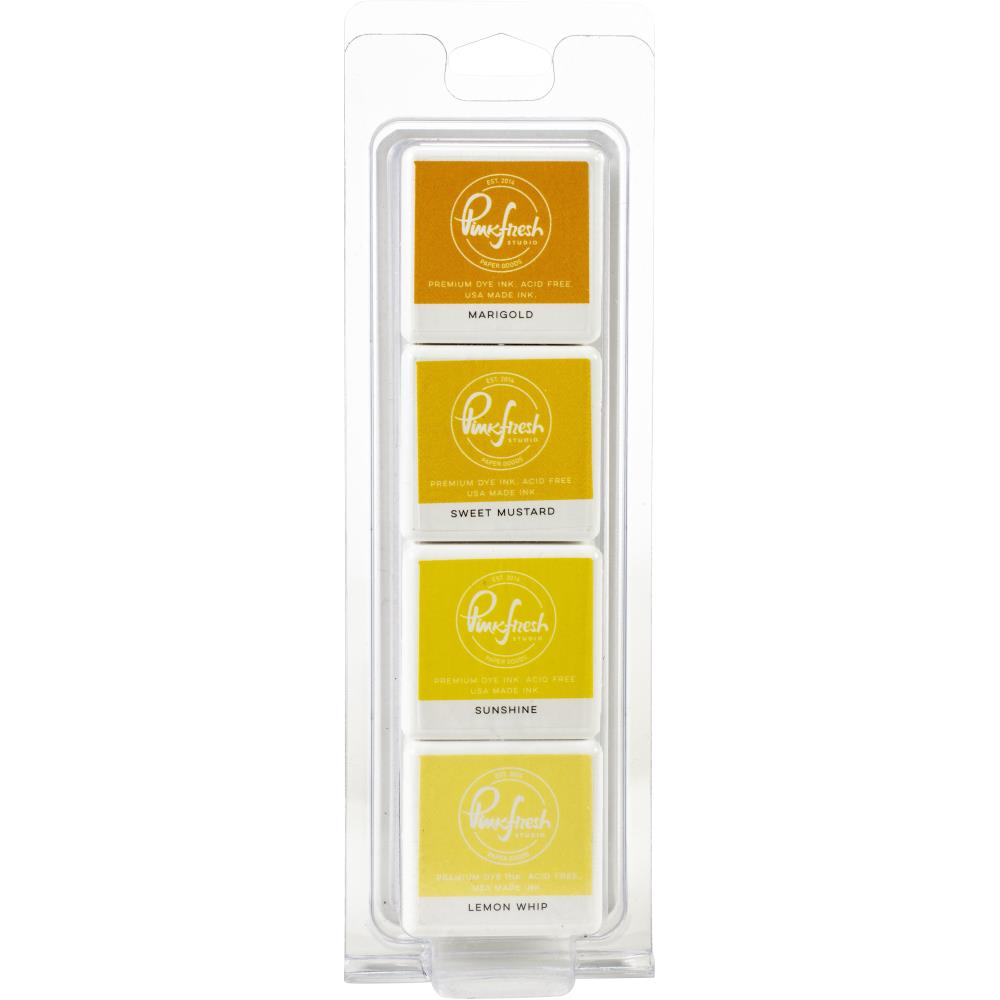 rise & shine yellow ink cubes by pinkfresh