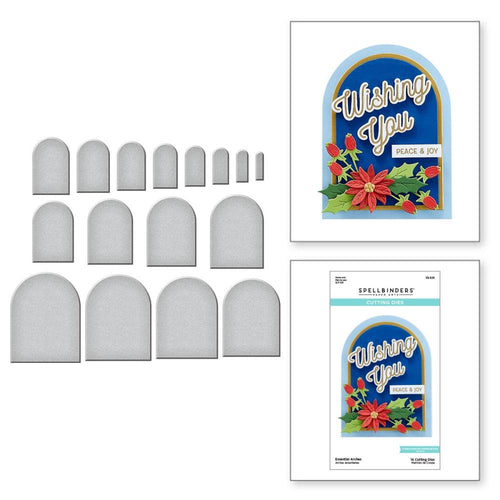 essential arches nesting die set by spellbinders