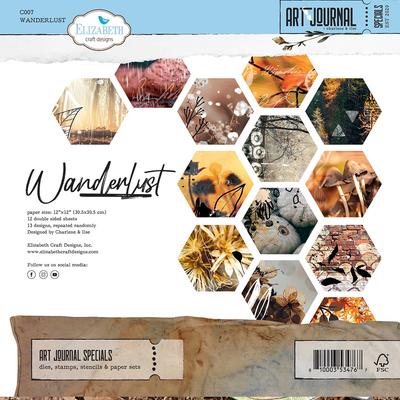 Wanderlust paper by Elizabeth crafts